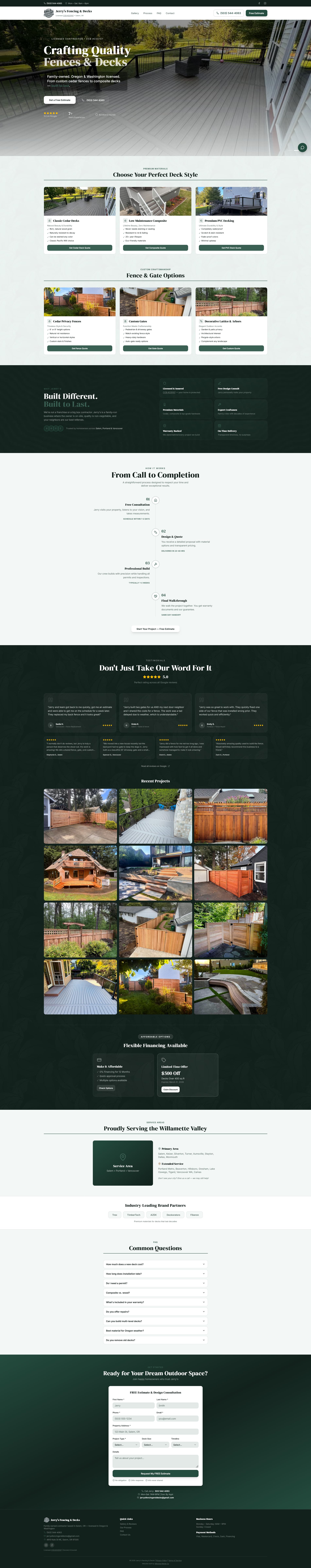 Jerry's Fence and Decks